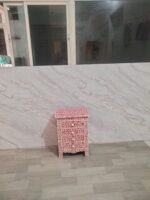 Handmade Bone Inlay Bedside - Image 4
