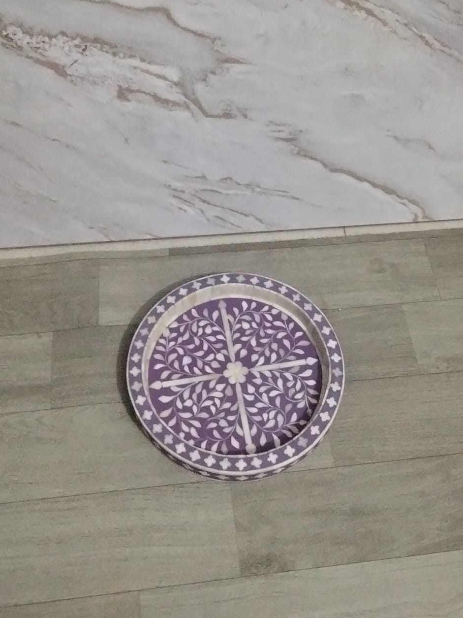 WhatsApp Image 2025-09-03 at 1.16.25 PM (1) Handmade Bone Inlay Tray - Image 1